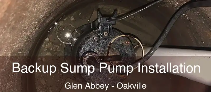  Backup Sump Pump Installation Glen Abbey - Oakville