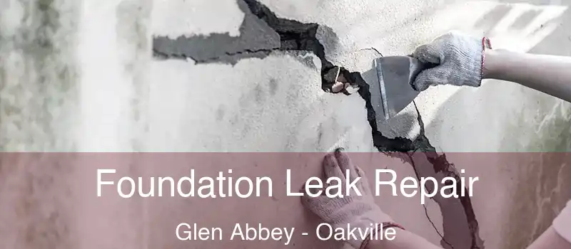 Foundation Leak Repair Glen Abbey - Oakville