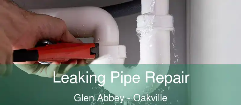 Leaking Pipe Repair Glen Abbey - Oakville