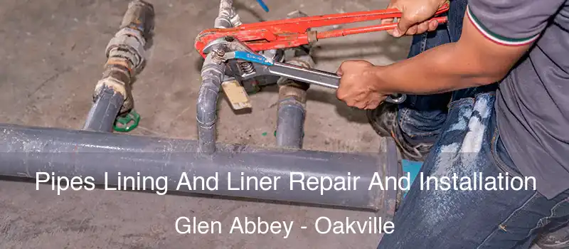 Pipes Lining And Liner Repair And Installation Glen Abbey - Oakville