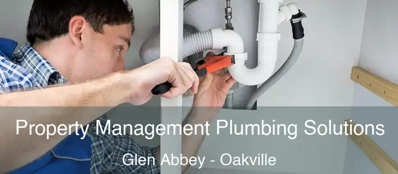 Property Management Plumbing Solutions Glen Abbey - Oakville