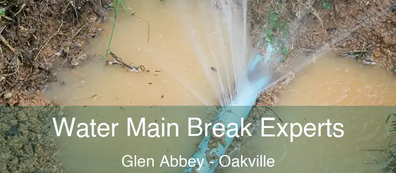 Water Main Break Experts Glen Abbey - Oakville